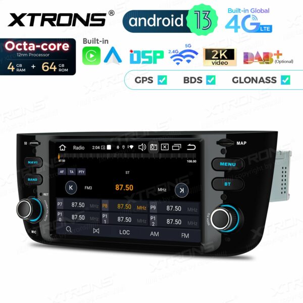 PX64GPFL 6,2 Zoll Octa Core 4 + 64 GB Global 4G LTE Android Autoradio Multimedia Player Custom Fit für Fiat – Bild 11