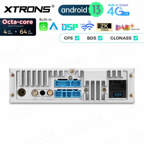 PX64GPFL 6,2 Zoll Octa Core 4 + 64 GB Global 4G LTE Android Autoradio Multimedia Player Custom Fit für Fiat – Bild 12