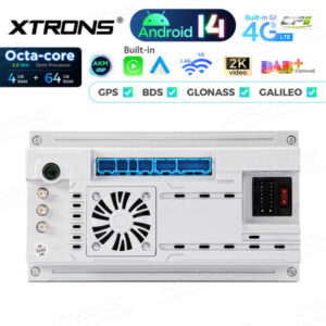 PX74A3AL 7-Zoll-Autoradio-Navigationssystem mit Android 14 Autoradio mit integriertem CarPlay und Android Auto und DSP Custom Fit für Audi – Bild 14