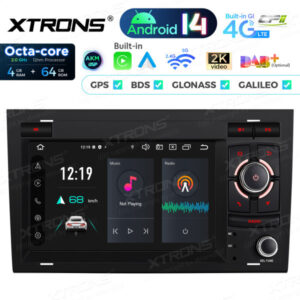 PX74A4AL 7-Zoll-Android-14-Autoradio-Navigationssystem mit integriertem CarPlay und Android Auto und DSP Custom Fit für Audi und SEAT Abverkauf – Bild 5