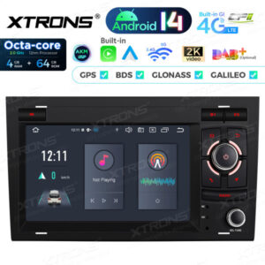 PX74A4AL 7-Zoll-Android-14-Autoradio-Navigationssystem mit integriertem CarPlay und Android Auto und DSP Custom Fit für Audi und SEAT Abverkauf – Bild 6