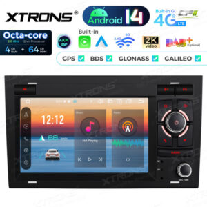 PX74A4AL 7-Zoll-Android-14-Autoradio-Navigationssystem mit integriertem CarPlay und Android Auto und DSP Custom Fit für Audi und SEAT Abverkauf – Bild 7