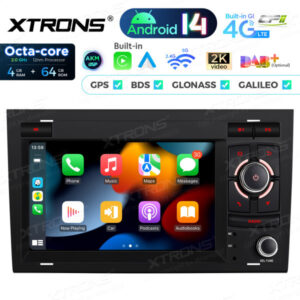 PX74A4AL 7-Zoll-Android-14-Autoradio-Navigationssystem mit integriertem CarPlay und Android Auto und DSP Custom Fit für Audi und SEAT Abverkauf – Bild 10