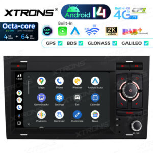 PX74A4AL 7-Zoll-Android-14-Autoradio-Navigationssystem mit integriertem CarPlay und Android Auto und DSP Custom Fit für Audi und SEAT Abverkauf – Bild 11