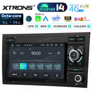 PX74A4AL 7-Zoll-Android-14-Autoradio-Navigationssystem mit integriertem CarPlay und Android Auto und DSP Custom Fit für Audi und SEAT Abverkauf – Bild 14