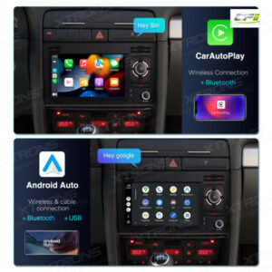 PX74A4AL 7-Zoll-Android-14-Autoradio-Navigationssystem mit integriertem CarPlay und Android Auto und DSP Custom Fit für Audi und SEAT Abverkauf – Bild 3