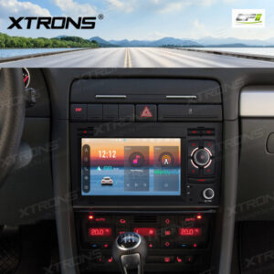 Alternative view of PX74A4AL 7-Zoll-Android-14-Autoradio-Navigationssystem mit integriertem CarPlay und Android Auto und DSP Custom Fit für Audi und SEAT Abverkauf