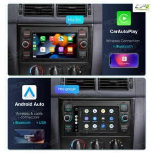 PX72QSFBL 7 Zoll Octa Core 4 + 64 GB Global 4G LTE Android Autoradio Multimedia Player Custom Fit für Ford – Bild 3