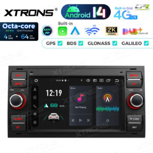 PX72QSFBL 7 Zoll Octa Core 4 + 64 GB Global 4G LTE Android Autoradio Multimedia Player Custom Fit für Ford