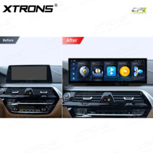 Alternative view of QLBH44FVEV3 14,9 Zoll Octa Core 8 + 128 GB Global 4G LTE Android Autoradio Multimedia Player mit vollständig laminiertem 2K IPS-Bildschirm für BMW 5er G30 / G31 EVO