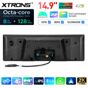 QLBH44NENBL 14,9 Zoll Octa Core 8 + 128 GB Global 4G LTE Android Autoradio Multimedia Player mit vollständig laminiertem 2K IPS-Bildschirm für BMW 1/2 Series F20 F21 F22 F23 NBT LHD – Bild 14