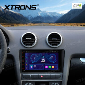Alternative view of ID80A3AL 8-Zoll-Android-Navigations-Autoradio mit 1280x720-HD-Bildschirm, passgenau für Audi
