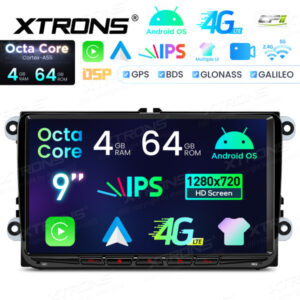 ID90MTVL 9 Zoll Octa Core 4 + 64 GB Android Navigation Autoradio Individuelle Passform für Volkswagen / Skoda / Seat – Bild 4
