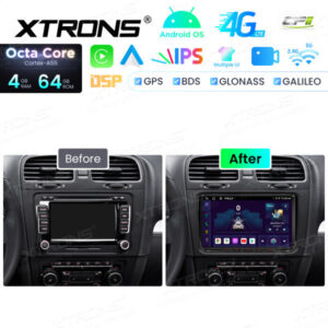 ID90MTVL 9 Zoll Octa Core 4 + 64 GB Android Navigation Autoradio Individuelle Passform für Volkswagen / Skoda / Seat – Bild 13