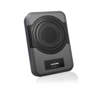 Alpine Aktiver 20 cm Subwoofer mit Auto-Sensing und eingebautem 240 Watt Verstärker