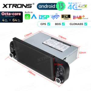 Android Autoradio Xtrons für Fiat Panda 4/64 GB – Bild 15