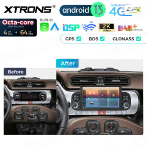 Android Autoradio Xtrons für Fiat Panda 4/64 GB – Bild 5