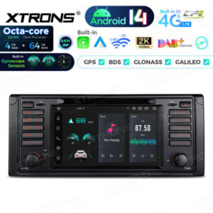 PX7439BG 7 Zoll Octa Core 4 + 64 GB Global 4G LTE Android 14 Autoradio Multimedia Player Speziell für BMW – Bild 7