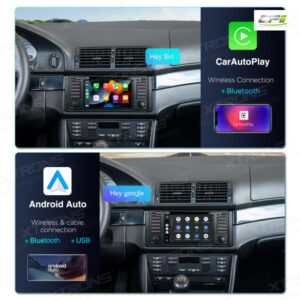 PX7439BG 7 Zoll Octa Core 4 + 64 GB Global 4G LTE Android 14 Autoradio Multimedia Player Speziell für BMW – Bild 3