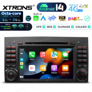 PX74M245G 7 Zoll Octa Core 4 + 64 GB Global 4G LTE Android 14 Auto DVD Multimedia Player Speziell geeignet für Mercedes-Benz / Volkswagen – Bild 8
