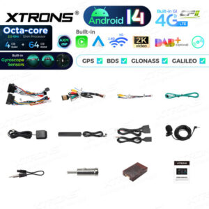 PX74M245G 7 Zoll Octa Core 4 + 64 GB Global 4G LTE Android 14 Auto DVD Multimedia Player Speziell geeignet für Mercedes-Benz / Volkswagen – Bild 15