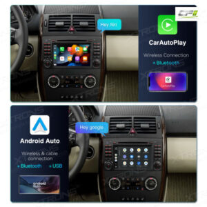 PX74M245G 7 Zoll Octa Core 4 + 64 GB Global 4G LTE Android 14 Auto DVD Multimedia Player Speziell geeignet für Mercedes-Benz / Volkswagen – Bild 3