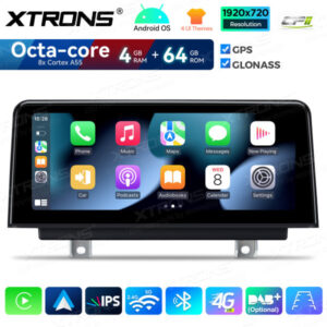 QDB10NBTH 10,25-Zoll-Android-Auto-GPS-Multimedia-Player mit integriertem CarPlay und Android Auto für BMW 3/4 Serie M3 M4 NBT – Bild 6