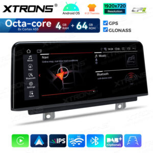 QDB10NBTH 10,25-Zoll-Android-Auto-GPS-Multimedia-Player mit integriertem CarPlay und Android Auto für BMW 3/4 Serie M3 M4 NBT – Bild 8
