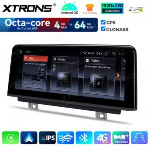 QDB10NBTH 10,25-Zoll-Android-Auto-GPS-Multimedia-Player mit integriertem CarPlay und Android Auto für BMW 3/4 Serie M3 M4 NBT – Bild 9