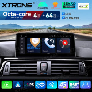 Alternative view of QDB10NBTH 10,25-Zoll-Android-Auto-GPS-Multimedia-Player mit integriertem CarPlay und Android Auto für BMW 3/4 Serie M3 M4 NBT