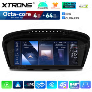 QDB8060CC 8,8 Zoll 4 + 64 GB Android Car GPS Multimedia Player mit integriertem CarPlay und Android Auto für BMW 3/5 Serie CCC – Bild 5