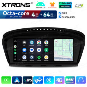 QDB8060CC 8,8 Zoll 4 + 64 GB Android Car GPS Multimedia Player mit integriertem CarPlay und Android Auto für BMW 3/5 Serie CCC – Bild 7