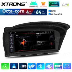 QDB8060CC 8,8 Zoll 4 + 64 GB Android Car GPS Multimedia Player mit integriertem CarPlay und Android Auto für BMW 3/5 Serie CCC – Bild 8