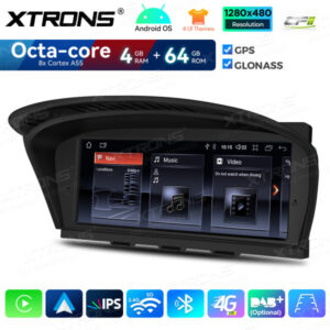 QDB8060CC 8,8 Zoll 4 + 64 GB Android Car GPS Multimedia Player mit integriertem CarPlay und Android Auto für BMW 3/5 Serie CCC – Bild 9