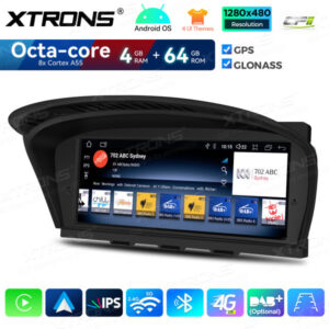 QDB8060CC 8,8 Zoll 4 + 64 GB Android Car GPS Multimedia Player mit integriertem CarPlay und Android Auto für BMW 3/5 Serie CCC – Bild 10