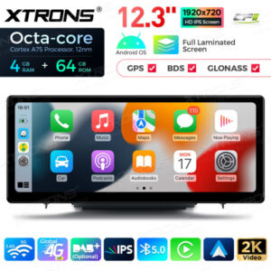 QLA23A3 12,3 Zoll Octa Core 4 + 64 GB Android Autoradio Multimedia Player mit vollständig laminiertem Bildschirm für Audi A3 S3 RS3 – Bild 5