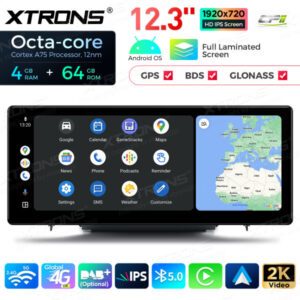 QLA23A3 12,3 Zoll Octa Core 4 + 64 GB Android Autoradio Multimedia Player mit vollständig laminiertem Bildschirm für Audi A3 S3 RS3 – Bild 6