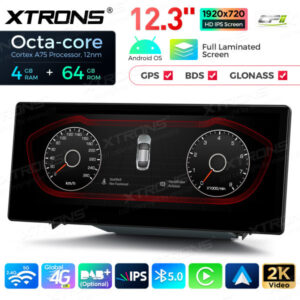QLA23A3 12,3 Zoll Octa Core 4 + 64 GB Android Autoradio Multimedia Player mit vollständig laminiertem Bildschirm für Audi A3 S3 RS3 – Bild 10