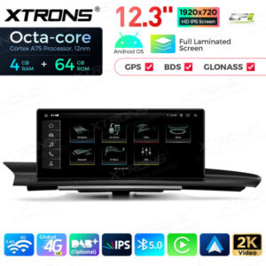 QLA23A6NL 12,3 Zoll Octa Core 4 + 64 GB Android Autoradio Multimedia Player mit vollständig laminiertem Bildschirm für Audi A6 S6 RS6 A7 S7 RS7 MIB – Bild 5
