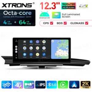 QLA23A6NL 12,3 Zoll Octa Core 4 + 64 GB Android Autoradio Multimedia Player mit vollständig laminiertem Bildschirm für Audi A6 S6 RS6 A7 S7 RS7 MIB – Bild 9