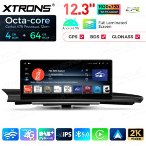 QLA23A6NL 12,3 Zoll Octa Core 4 + 64 GB Android Autoradio Multimedia Player mit vollständig laminiertem Bildschirm für Audi A6 S6 RS6 A7 S7 RS7 MIB – Bild 10