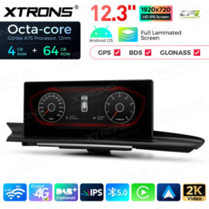 QLA23A6NL 12,3 Zoll Octa Core 4 + 64 GB Android Autoradio Multimedia Player mit vollständig laminiertem Bildschirm für Audi A6 S6 RS6 A7 S7 RS7 MIB – Bild 13