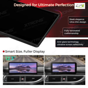 QLA23A6NL 12,3 Zoll Octa Core 4 + 64 GB Android Autoradio Multimedia Player mit vollständig laminiertem Bildschirm für Audi A6 S6 RS6 A7 S7 RS7 MIB – Bild 3