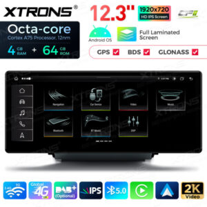 QLA23Q3 12,3 Zoll Octa Core 4 + 64 GB Global 4G LTE Android Autoradio Multimedia Player mit vollständig laminiertem Bildschirm für Audi Q3 SQ3 RSQ3 – Bild 6