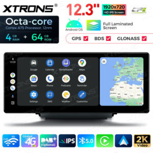 QLA23Q3 12,3 Zoll Octa Core 4 + 64 GB Global 4G LTE Android Autoradio Multimedia Player mit vollständig laminiertem Bildschirm für Audi Q3 SQ3 RSQ3 – Bild 9