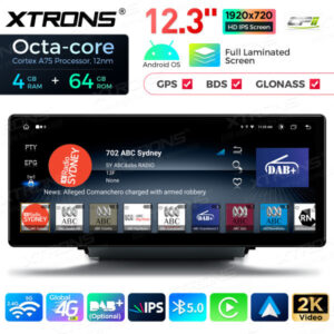 QLA23Q3 12,3 Zoll Octa Core 4 + 64 GB Global 4G LTE Android Autoradio Multimedia Player mit vollständig laminiertem Bildschirm für Audi Q3 SQ3 RSQ3 – Bild 10