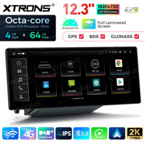 QLA23Q3 12,3 Zoll Octa Core 4 + 64 GB Global 4G LTE Android Autoradio Multimedia Player mit vollständig laminiertem Bildschirm für Audi Q3 SQ3 RSQ3 – Bild 12