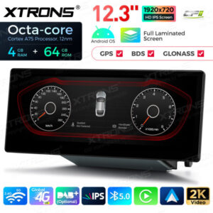 QLA23Q3 12,3 Zoll Octa Core 4 + 64 GB Global 4G LTE Android Autoradio Multimedia Player mit vollständig laminiertem Bildschirm für Audi Q3 SQ3 RSQ3 – Bild 13