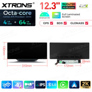 QLA23Q3 12,3 Zoll Octa Core 4 + 64 GB Global 4G LTE Android Autoradio Multimedia Player mit vollständig laminiertem Bildschirm für Audi Q3 SQ3 RSQ3 – Bild 15