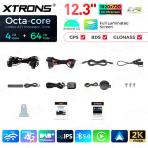 QLA23Q3 12,3 Zoll Octa Core 4 + 64 GB Global 4G LTE Android Autoradio Multimedia Player mit vollständig laminiertem Bildschirm für Audi Q3 SQ3 RSQ3 – Bild 16
